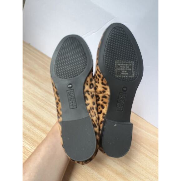 Alfani Oceanaa Step N Flex Leopard Cheetah Print Calf Hair Loafers Flats SZ 7.5M - Picture 13 of 15